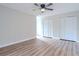 Spacious bedroom with hardwood floors and double closets at 1501 63Rd W St, Bradenton, FL 34209