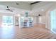 Modern kitchen with stainless steel appliances and island at 1501 63Rd W St, Bradenton, FL 34209