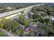 Neighborhood view showing home's proximity to a highway at 315 E Seneca Ave, Tampa, FL 33612