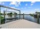 Private boat dock with lift and access to the waterway at 6404 Key Island Ave, Apollo Beach, FL 33572