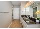 Clean bathroom with granite vanity and bathtub at 700 S Harbour Island Blvd # 722, Tampa, FL 33602