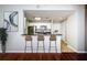 Modern kitchen with stainless steel appliances and granite countertops at 700 S Harbour Island Blvd # 722, Tampa, FL 33602