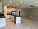 Modern kitchen with stainless steel appliances and granite countertops at 12747 Weston Oaks Ln, Riverview, FL 33579