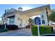 Gated entrance to the community with designated areas for residents and guests at 617 Islebay Dr, Apollo Beach, FL 33572
