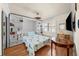 Bright bedroom featuring built-in shelving and a large window at 1661 Watermark Ne Cir, St Petersburg, FL 33702