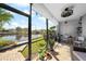 The lanai offers stunning water views, creating a peaceful retreat at 1661 Watermark Ne Cir, St Petersburg, FL 33702