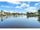 Scenic waterfront view showcasing the tranquil canal and surrounding neighborhood at 1661 Watermark Ne Cir, St Petersburg, FL 33702