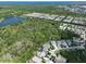 Aerial view showcasing home's location in a serene neighborhood at 5112 Coastal Scene Dr, Apollo Beach, FL 33572