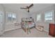 bedroom with bunk beds and built in desk at 5112 Coastal Scene Dr, Apollo Beach, FL 33572