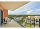 Balcony with city views and a rocking chair at 1120 N Shore Ne Dr # 903, St Petersburg, FL 33701