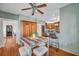 Charming breakfast nook with a rustic table and chairs, near the kitchen at 455 13Th Ne Ave, St Petersburg, FL 33701