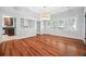 Bright dining room with hardwood floors and built-in shelving at 455 13Th Ne Ave, St Petersburg, FL 33701