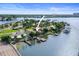 Prime waterfront location with boat dock at 613 79Th S Cir, St Petersburg, FL 33707