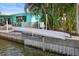 Convenient kayak storage on private waterfront property at 613 79Th S Cir, St Petersburg, FL 33707