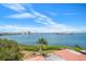 Stunning aerial view showcasing waterfront property with panoramic water views at 6218 Palma Del Mar S Blvd # 606, St Petersburg, FL 33715
