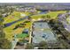 Community tennis courts and bocce ball area at 11609 Weaver Park Ct, Trinity, FL 34655