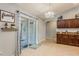 Bright kitchen nook with sliding glass doors leading outside at 9911 Golden Loop, New Port Richey, FL 34654