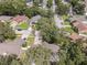 Aerial view of the neighborhood highlighting the well-maintained streets and landscaping at 1429 Monte Lake Dr, Valrico, FL 33596