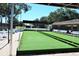 An artificial turf game court is the ideal place to play at 3157 Mission Grove Dr, Palm Harbor, FL 34684
