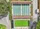 Aerial view of game courts for outdoor fun and recreation at 3157 Mission Grove Dr, Palm Harbor, FL 34684