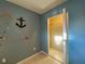 Bright spare room closet featuring open shelving and ample storage space at 3157 Mission Grove Dr, Palm Harbor, FL 34684