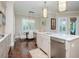 Bright kitchen with stainless steel appliances and an island at 4923 W Melrose N Ave, Tampa, FL 33629