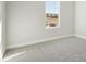 Bright bedroom with grey carpet, neutral walls, and a large window at 12977 Long Valley Cir, Spring Hill, FL 34609
