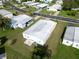 Aerial view of manufactured home in community at 15 Hamilton Ln # 7, Palm Harbor, FL 34684