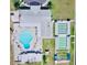 Community features a kidney shaped pool, tennis courts, and clubhouse at 15 Hamilton Ln # 7, Palm Harbor, FL 34684
