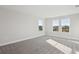 Bright bedroom featuring grey carpet and multiple windows at 3437 Yellow Leaf Cir, Spring Hill, FL 34609