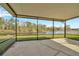 View from screened porch of a pond at 7806 Grasmere Dr, Land O Lakes, FL 34637