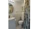 Clean bathroom with shower/tub combo and vanity at 10369 Paradise Blvd # 58, Treasure Island, FL 33706