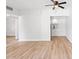 Modern kitchen with white cabinets and stainless steel sink at 4001 58Th N St # 28, St Petersburg, FL 33709