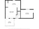 Layout of the living room, kitchen, storage room, and porch at 6619 Livingston N Ave, St Petersburg, FL 33702