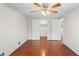 Bedroom with double closets and wood floors at 3600 Landale Dr, Holiday, FL 34691
