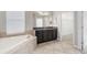 Bathroom with corner soaking tub, granite vanity, and walk-in shower at 3147 Calvano Dr, Land O Lakes, FL 34639