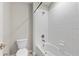 Simple bathroom with a shower/tub combo at 3147 Calvano Dr, Land O Lakes, FL 34639