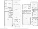 Two-story home floor plan, showing a spacious layout with multiple bedrooms and baths at 3147 Calvano Dr, Land O Lakes, FL 34639