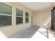 Covered patio with adjacent door access at 3147 Calvano Dr, Land O Lakes, FL 34639