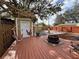 Relaxing backyard with deck, firepit, and hammock at 750 53Rd N Ave, St Petersburg, FL 33703