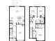 Detailed floor plan showcasing the layout of a two-story home with dimensions at 17765 Crescent Moon Loop, Lakewood Ranch, FL 34211