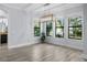 Bright dining room with hardwood floors and chandelier at 207 Chippewa Ave, Tampa, FL 33606