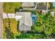 Aerial view of home with inground pool at 13084 Drysdale St, Spring Hill, FL 34609