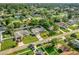 Wide aerial view of home and the surrounding neighborhood at 13084 Drysdale St, Spring Hill, FL 34609