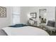 Bedroom with a view into living room and desk area at 2601 N 19Th St, Tampa, FL 33605