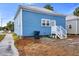Side view of a charming blue house at 2601 N 19Th St, Tampa, FL 33605