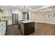 Spacious kitchen with large island and stainless steel appliances at 17307 Linda Vista Cir, Lutz, FL 33548