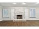 Bright living room with fireplace and hardwood floors at 17307 Linda Vista Cir, Lutz, FL 33548