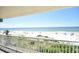 Balcony overlooking the beach and the ocean at 19440 Gulf Blvd # 201, Indian Shores, FL 33785