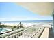 Balcony overlooking the beach and the ocean with spa at 19440 Gulf Blvd # 201, Indian Shores, FL 33785